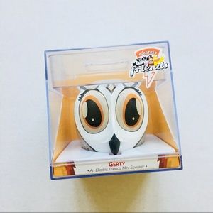 New! Electric Friends Mini Speaker, Gerty The Owl
